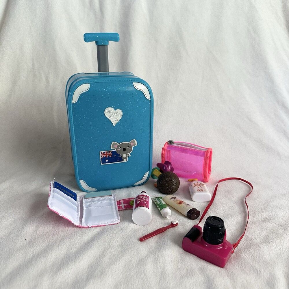 Our Generation Rolling Travel Suitcase Accessories For 18” Doll